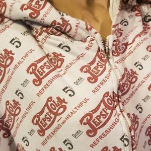 04a# VINTAGE Pepsi cola  hoody sweter